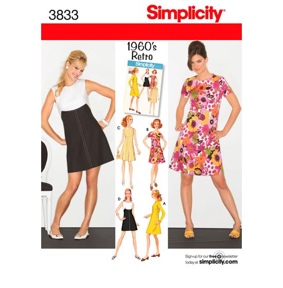 Simplicity 3833R5 snitmønster