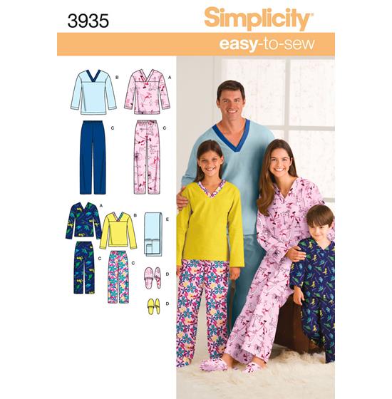 Simplicity 3935A snitmønster