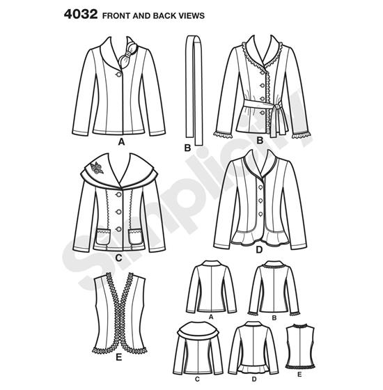 Simplicity 4032K5 snitmønster