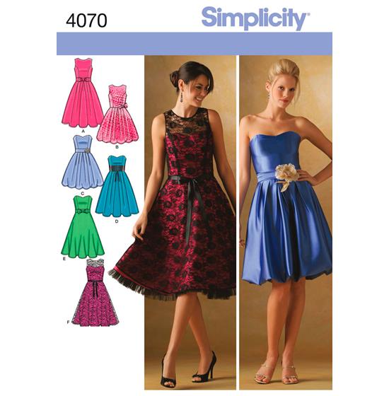 Simplicity 4070P5 snitmønster