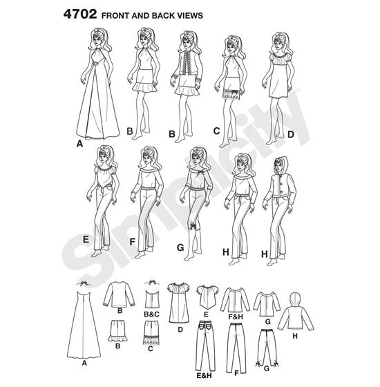 Simplicity 47020 snitmønster