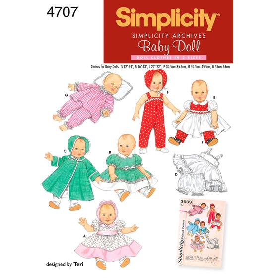 Simplicity 4707A snitmønster