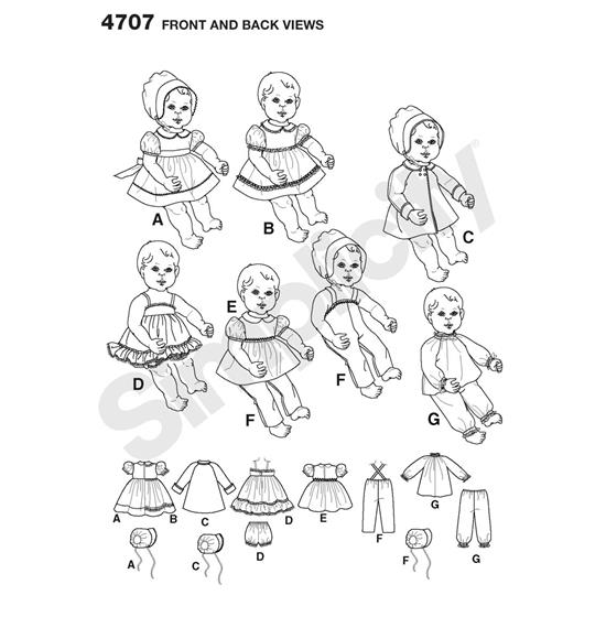 Simplicity 4707A snitmønster