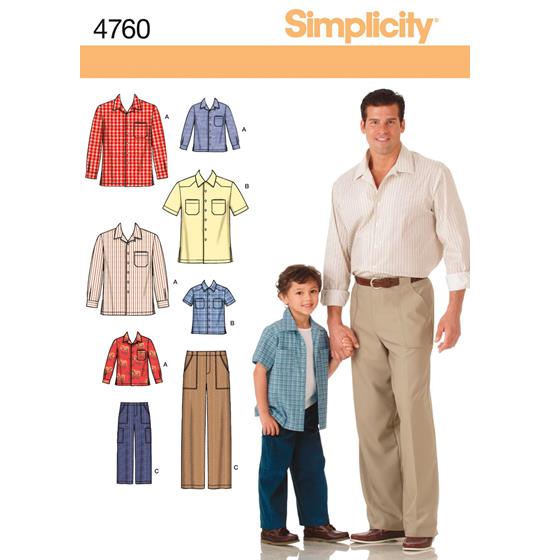 Simplicity 4760A snitmønster