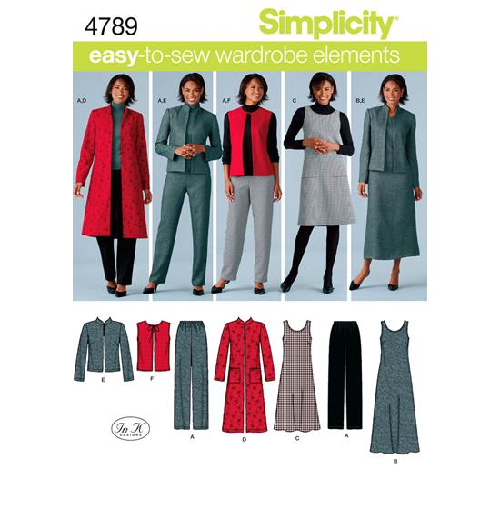 Simplicity 4789BB snitmønster