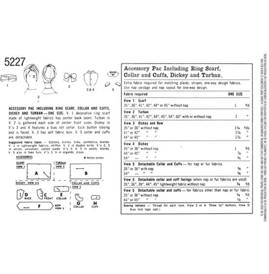 Simplicity 5227OS snitmønster