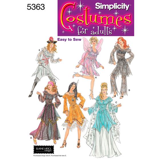 Simplicity 5363RR snitmønster