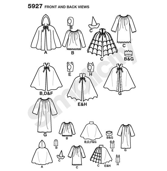 Simplicity 5927A snitmønster