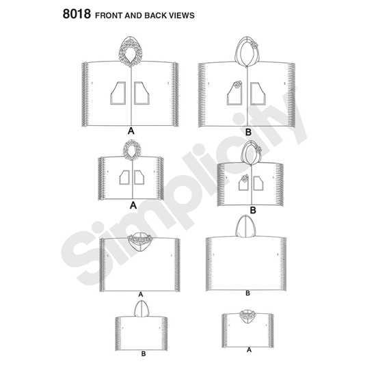 Simplicity 8018A snitmønster