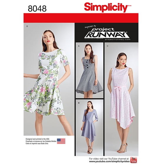 Simplicity 8048R5 snitmønster