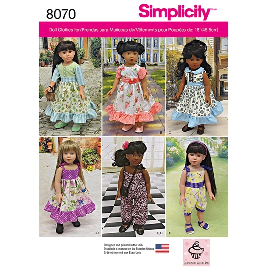 Simplicity 8070OS snitmønster