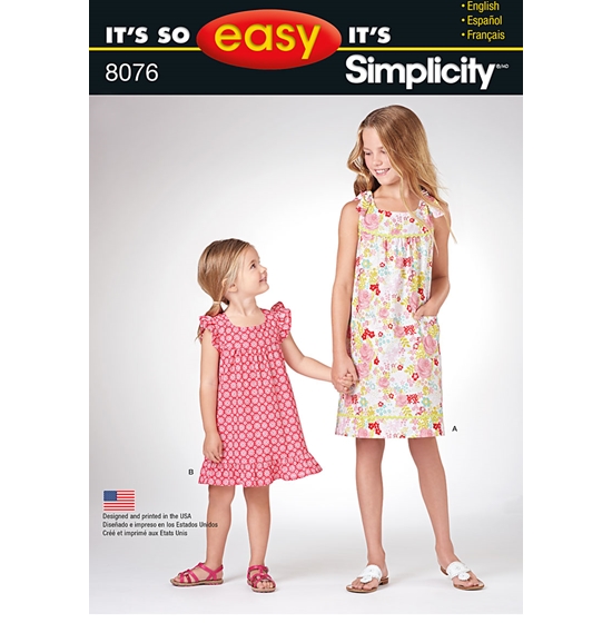 Simplicity 8076A snitmønster