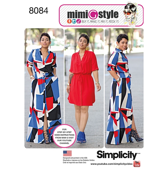 Simplicity 8084AA snitmønster