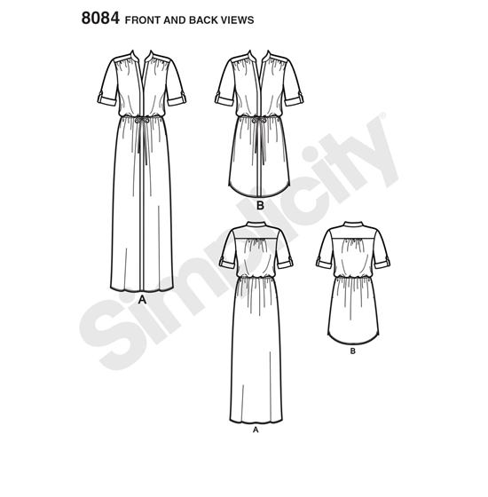 Simplicity 8084AA snitmønster