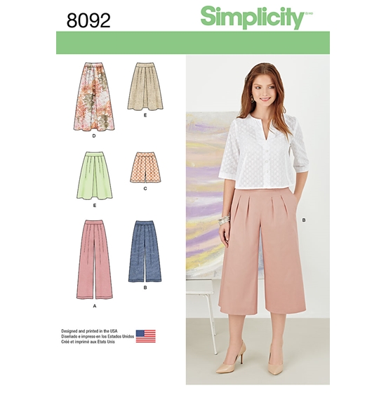 Simplicity 8092R5 snitmønster