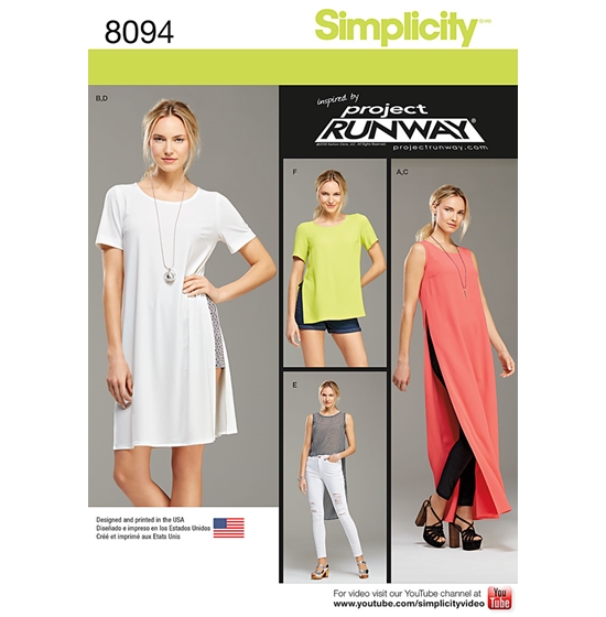 Simplicity 8094D5 snitmønster