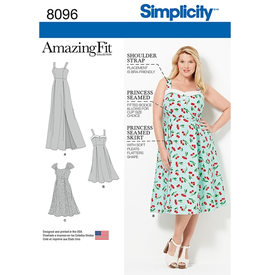 Simplicity 8096FF snitmønster