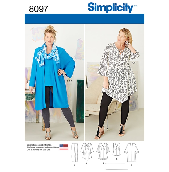 Simplicity 8097FF snitmønster