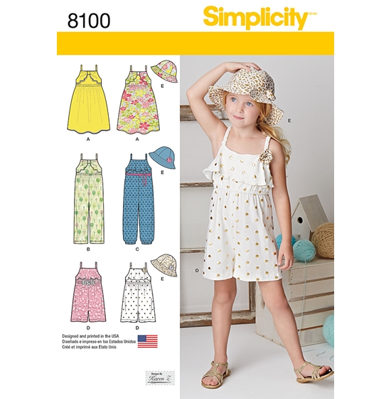 Simplicity 8100A snitmønster