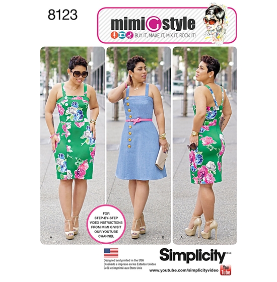 Simplicity 8123AA snitmønster