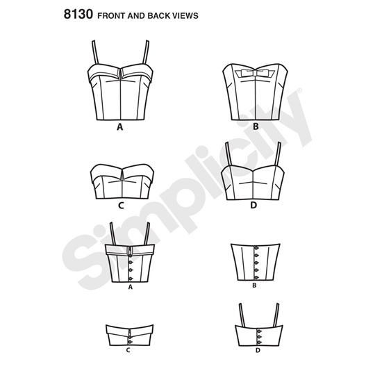 Simplicity 8130D5 snitmønster