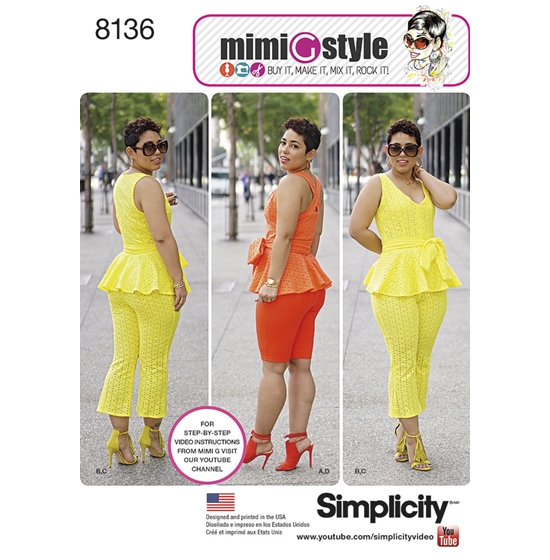 Simplicity 8136U5 snitmønster