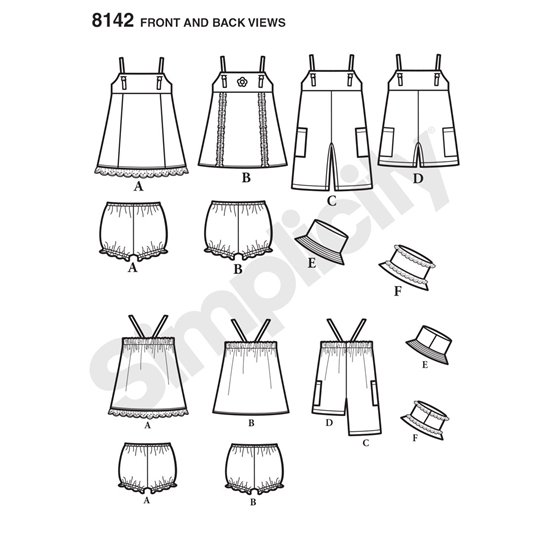 Simplicity 8142A snitmønster