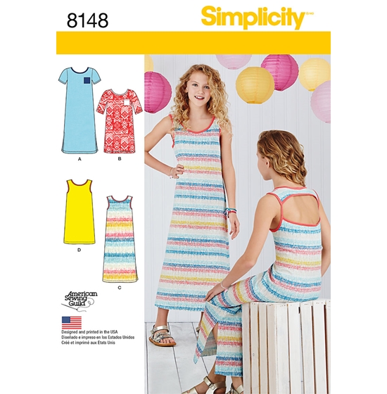 Simplicity 8148A snitmønster