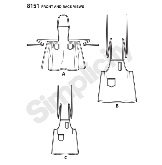 Simplicity 8151A snitmønster
