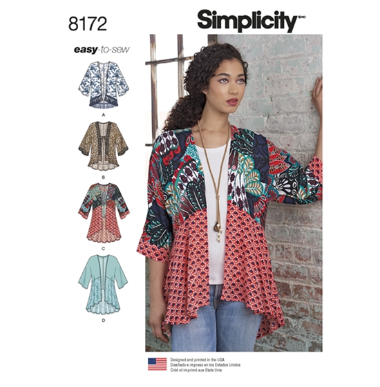 Simplicity 8172A snitmønster