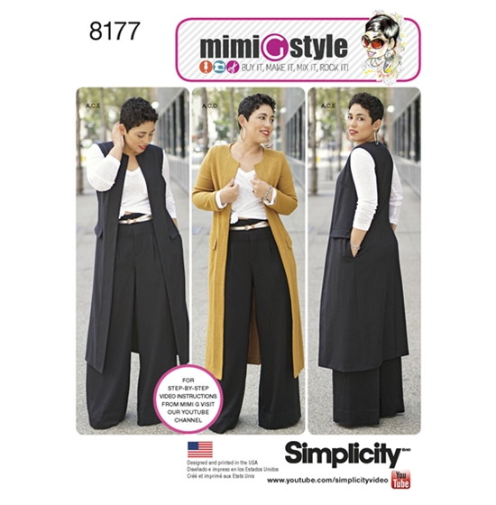 Simplicity 8177AA snitmønster