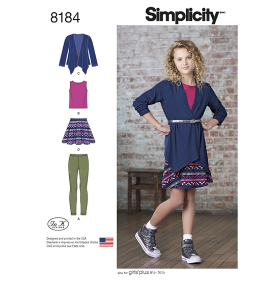 Simplicity 8184AA snitmønster