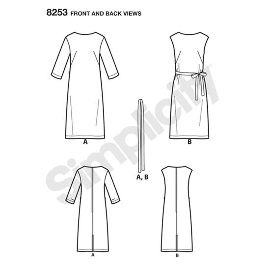 Simplicity 8253R5 snitmønster