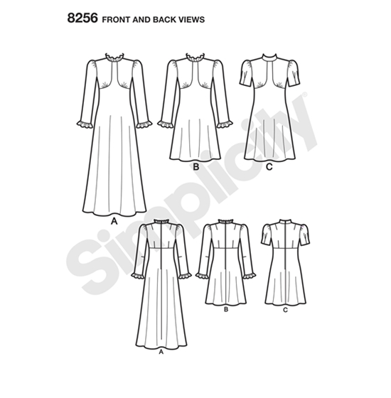 Simplicity 8256R5 snitmønster