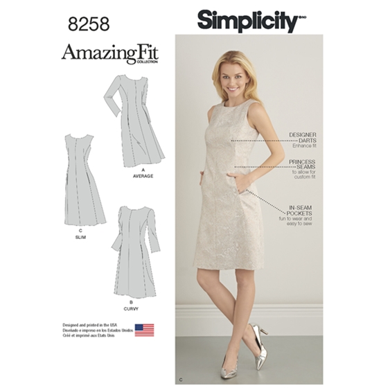 Simplicity 8258AA snitmønster