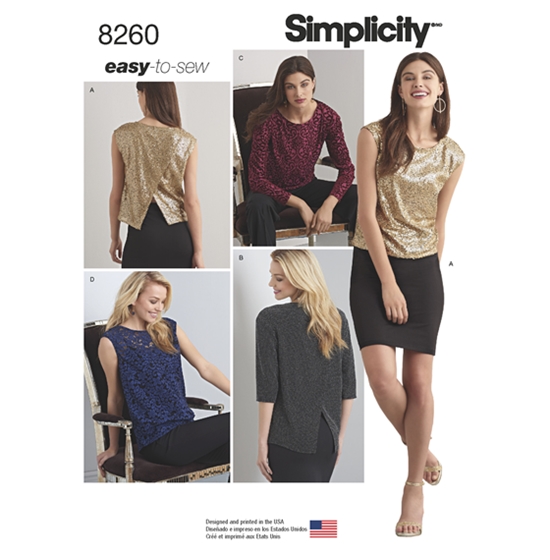 Simplicity 8260A snitmønster