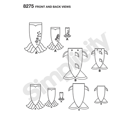 Simplicity 8275A snitmønster