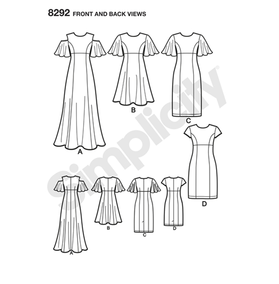 Simplicity 8292R5 snitmønster