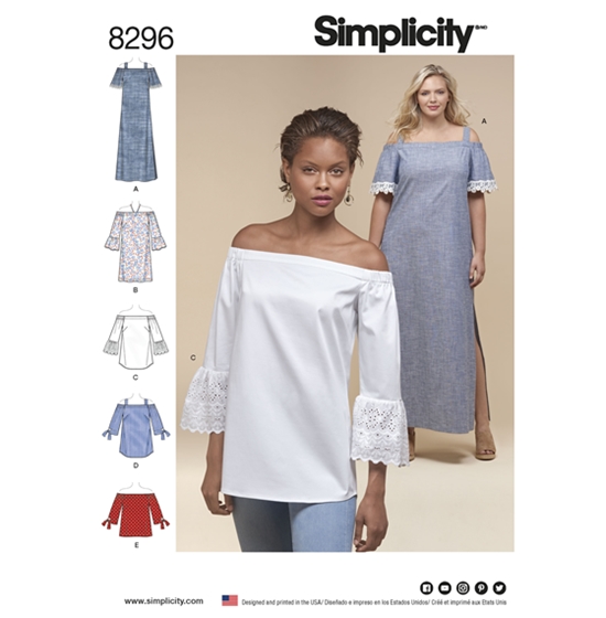 Simplicity 8296BB snitmønster