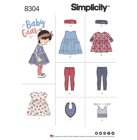 Simplicity 8304A snitmønster