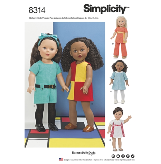 Simplicity 8314OS snitmønster