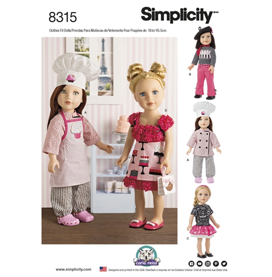 Simplicity 8315OS snitmønster