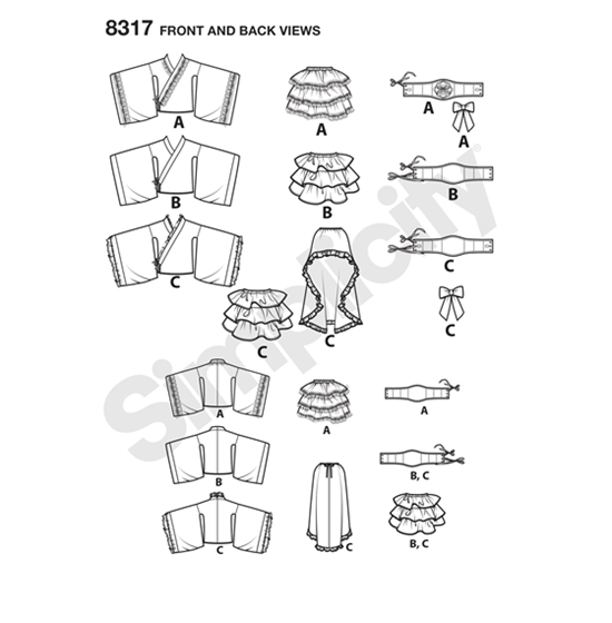 Simplicity 8317U5 snitmønster