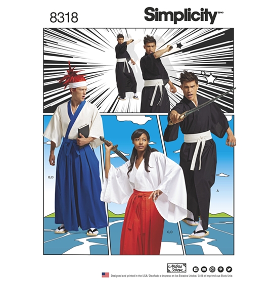 Simplicity 8318A snitmønster