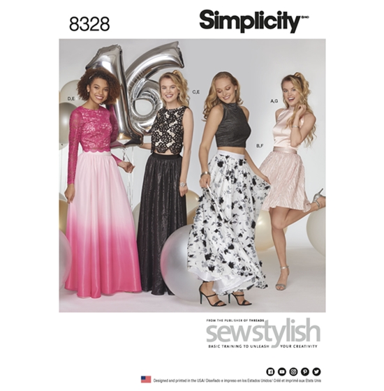 Simplicity 8328D5 snitmønster