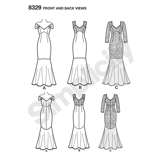 Simplicity 8329D5 snitmønster