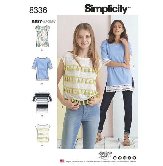 Simplicity 8336A snitmønster