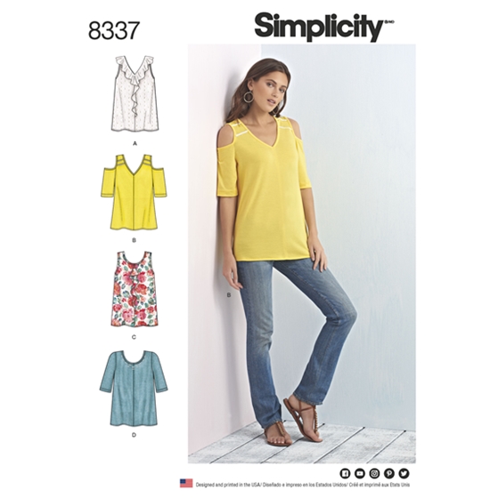 Simplicity 8337A snitmønster