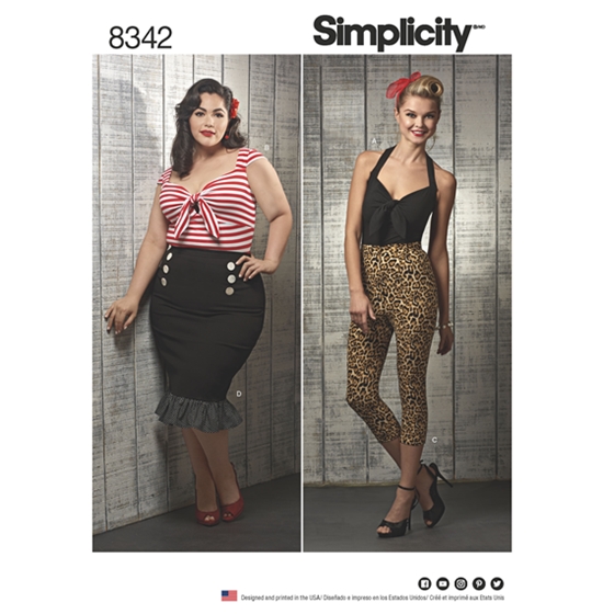 Simplicity 8342BB snitmønster