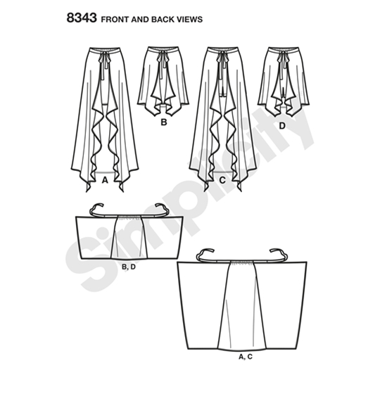 Simplicity 8343H5 snitmønster